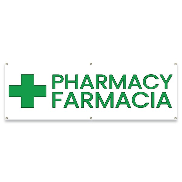 Signmission Pharmacy Farmacia Banner Concession Stand Food Truck Single Sided B-72-30129 - main